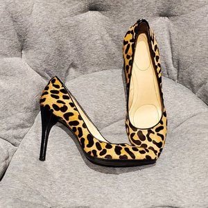 CALVIN KLEIN Leopard print leather Heels 🐆👠